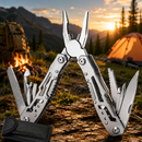 Folding Multi Tool with Saw, Screwdrivers, Wrenches, Wire Cutters