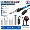 60W Adjustable Temperature Soldering Iron Kit