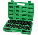 20-Piece 1/2" Drive Deep Impact Socket 8-32mm 6 Point