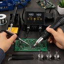 Digital Soldering Station Hot Air Rework Kit 110-220V