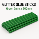 GLITTER GLUE STICKS Green 7mm x 200mm