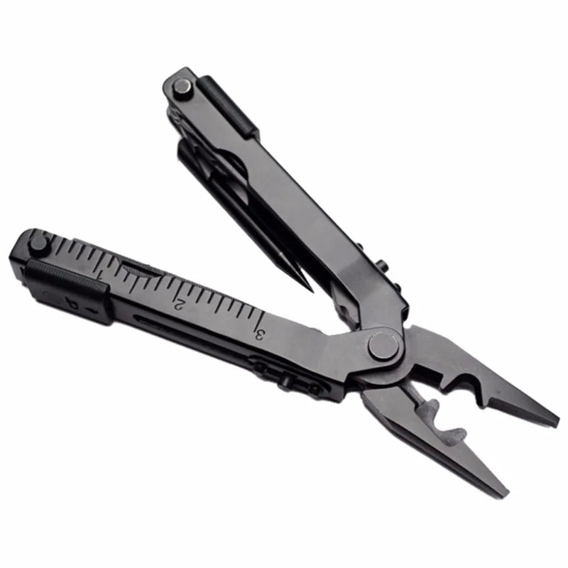 8-in-1 Stainless Steel Multitool – Compact Folding Pliers