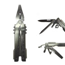8-in-1 Stainless Steel Multitool – Compact Folding Pliers