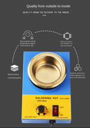 280W Electric Solder Pot Tin Melting Furnace 80MM Casting Pouring Crucible 220V