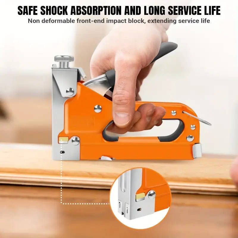 Stapoo Set Up 3-in-1 Heavy Duty Staple Gun Set – Manual Nailer with 3000 Staples