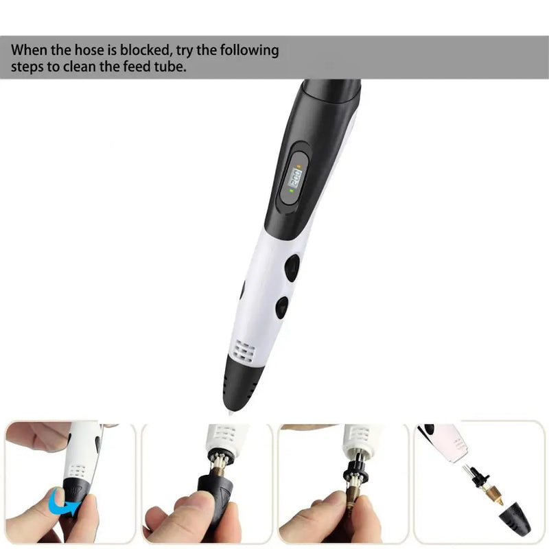 3D Pen with 20 Colours of PLA Filament