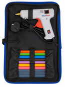 Hot glue gun 100w KIT + 12  color glue sticks, UK plug Professional KIT