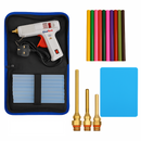 Industrial 100W Hot Melt Glue Gun Kit – Heavy Duty with Nozzles & Glue Sticks