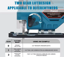 21V Brushless Cordless Jigsaw – 2 x Batteries & Fast Charger