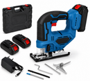 21V Brushless Cordless Jigsaw – 2 x Batteries & Fast Charger