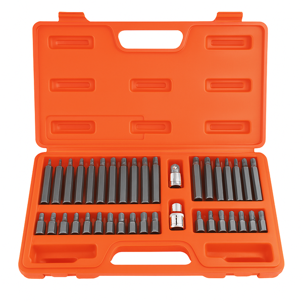 Kennedy 40-Piece Bit Set – Hex, Spline & Torx for Impact Drivers