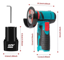 Mini Brushless Cordless Angle Grinder – 2 x Rechargeable Batteries