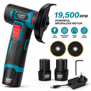 Mini Brushless Cordless Angle Grinder – 2 x Rechargeable Batteries