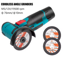 Mini Brushless Cordless Angle Grinder – 2 x Rechargeable Batteries