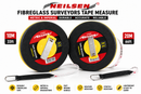 Neilsen Fibreglass Surveyors Tape Measure Reel 10m 20m
