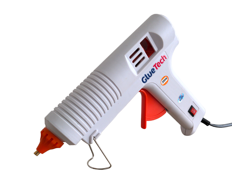 200W Professional Hot GLUE GUN +Carrying case+12 Hot Glue Sticks 11*220mm