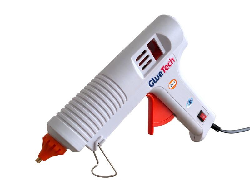 200W Professional Hot GLUE GUN +Carrying case+12 Hot Glue Sticks 11*220mm