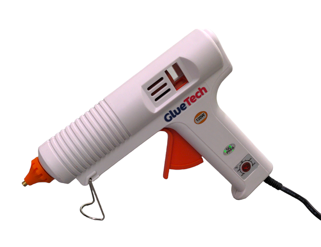 120W KIT Professional Hot Glue Gun With Adjustable Thermostat (With 12 Sticks and Bag)