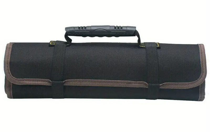 Professional Tool Roll Bag – Multifunctional Canvas Spanner & Wrench Organizer