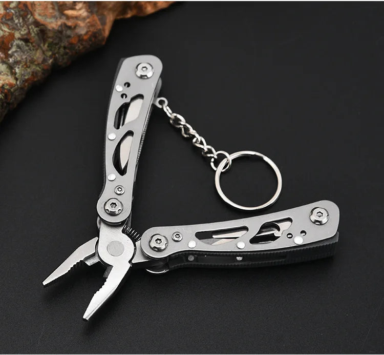 Mini Multifunctional Pocket Pliers – EDC Folding Keychain