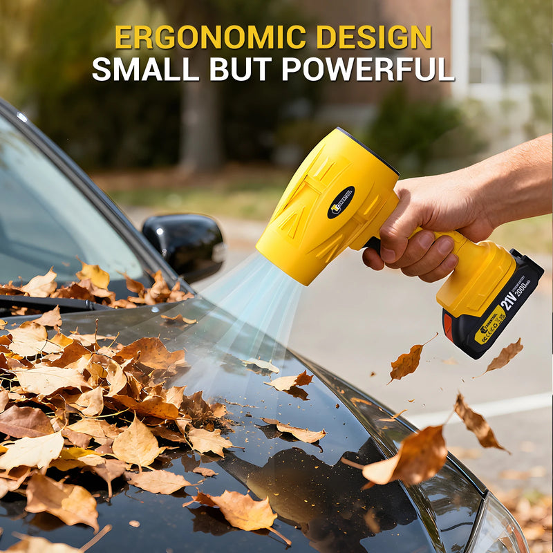 Cordless Leaf Blower - 2000mAh/21V rechargeable batteries