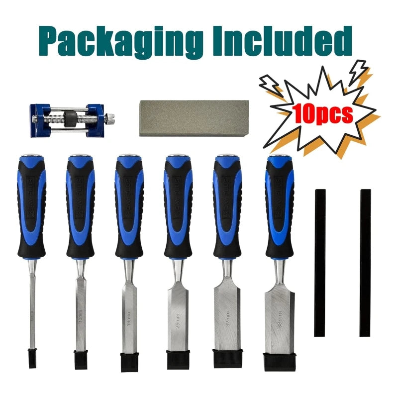 10-Piece Wood Chisel Set –  Carving Tools