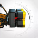 Super Bright 5-LED USB Rechargeable Headlamp – Waterproof Outdoor Head Flashlight