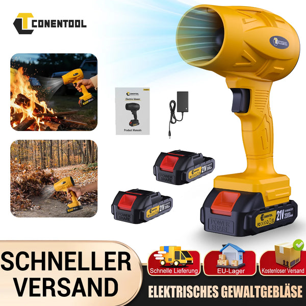 Cordless Leaf Blower - 2000mAh/21V rechargeable batteries
