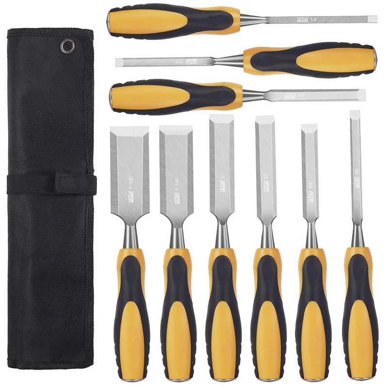 9-Piece Professional Wood Chisel Set