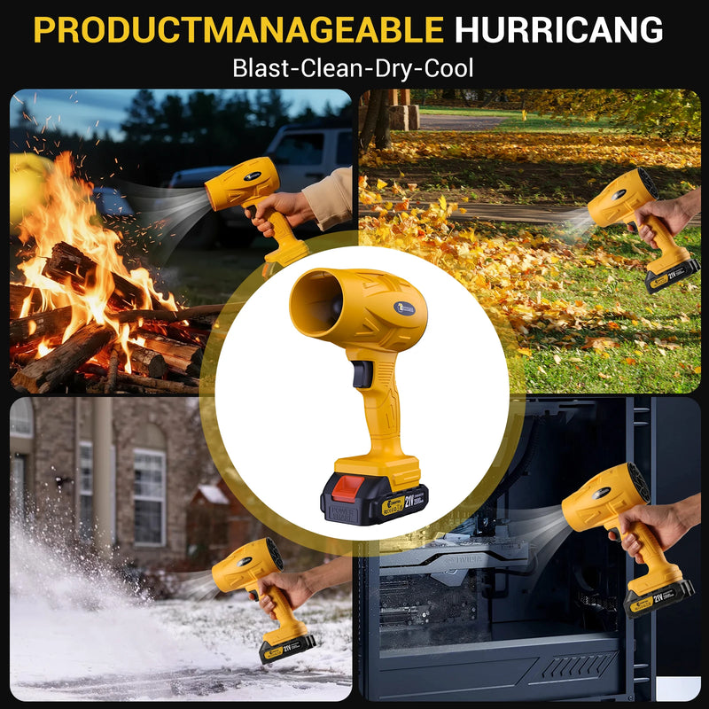 Cordless Leaf Blower - 2000mAh/21V rechargeable batteries