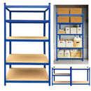 5 Tier Heavy Duty Shelving 180x90x40cm or 150x70x30cm