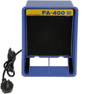 30W Solder Fume Extractor Smoke Absorber – Activated Carbon Filter, ABS Body, UK Plug (Blue)