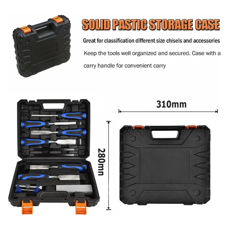 10-Piece Wood Chisel Set –  Carving Tools