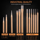 12Pcs Heavy Duty Punch & Chisel Set