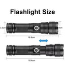 Tactical Flashlight kit - 26650 battery with box Rechargeable High Power LED