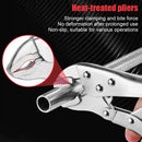 5pc Locking Pliers Set – Adjustable Curved Jaw Vice Grips, Quick Release