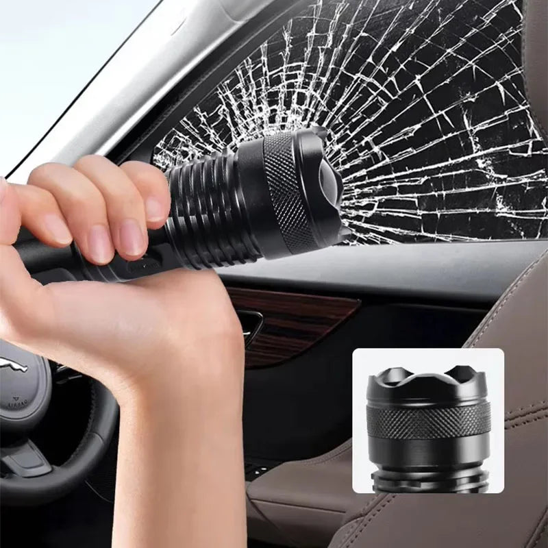 Tactical Flashlight kit - 26650 battery with box Rechargeable High Power LED