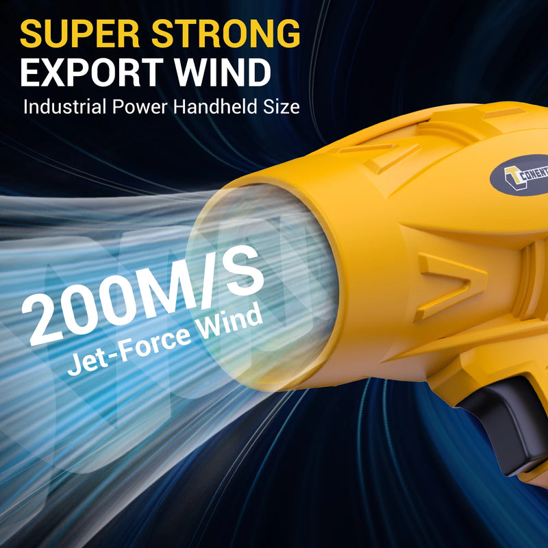 Cordless Leaf Blower - 2000mAh/21V rechargeable batteries