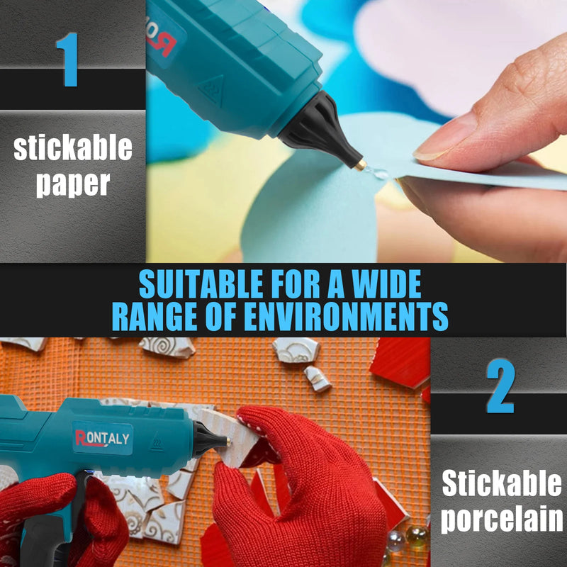 Cordless Hot Glue Gun – 60W - (No Battery Included)- Replace for Makita 18v