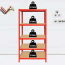 5 Tier Garage Shelving Units H150×W70×D30cm  H180×W90×D40cm