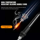 Digital Soldering Station Kit with Hot Air Gun – PID Temperature Control, LCD Display, 100°C–500°C