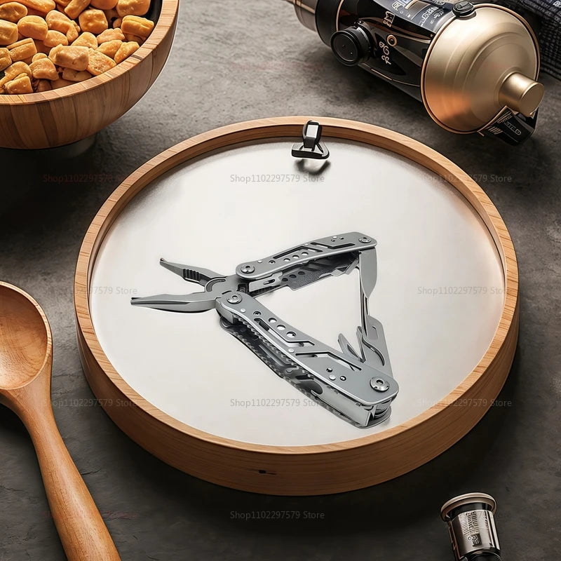 24-in-1 Stainless Steel Multi-Tool – Folding Pocket Pliers