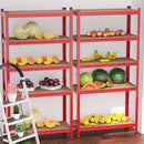 5 Tier Garage Shelving Units H150×W70×D30cm  H180×W90×D40cm