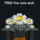 Rechargeable 5-LED Headlamp – Built-in 18650 Battery