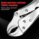 5pc Locking Pliers Set – Adjustable Curved Jaw Vice Grips, Quick Release