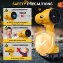 Cordless Leaf Blower - 2000mAh/21V rechargeable batteries