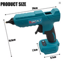 2 Battery Cordless Hot Glue Gun (Replace for Makita) 18v - 60w