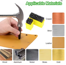 36Pcs Letter & Number Stamp Punch Set