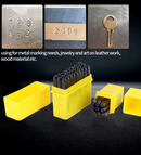 36Pcs Letter & Number Stamp Punch Set
