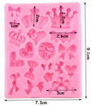 Crown Bows Silicone Mold Resin, Epoxy, Jewelry & DIY Crafts